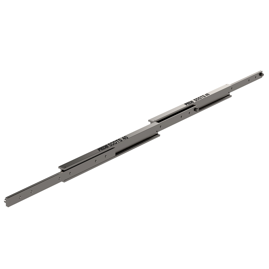 sddts-40-2 FEDS SDDTS-40 | 28 - 50 Kg telescopic slide stainless steel 316L