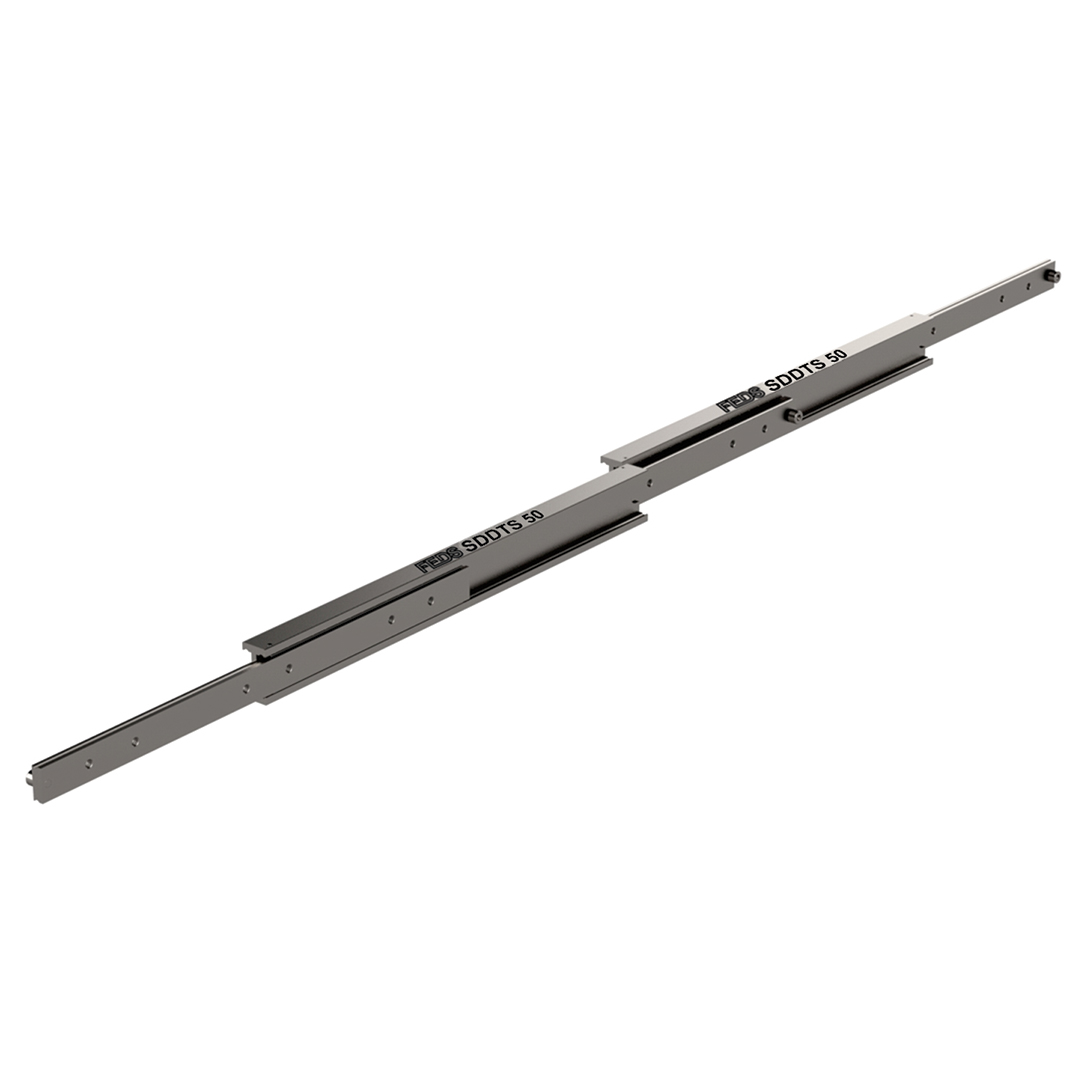 sddts-50-2 FEDS SDDTS-50 | 40 - 110 Kg telescopic slide stainless steel 316L