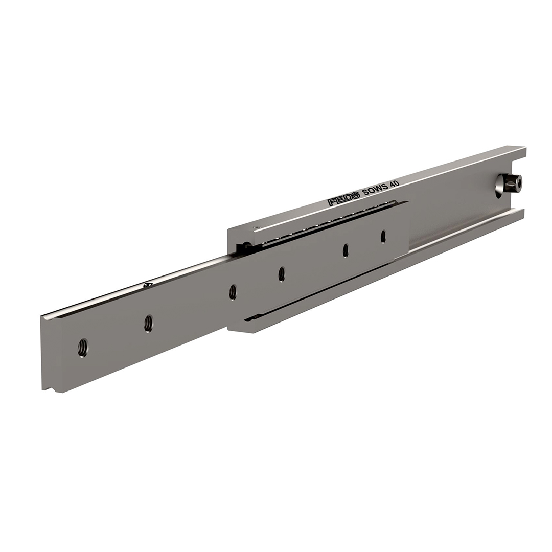 sows-40-1 FEDS SOWS-40 | 20 - 280 Kg telescopic slide stainless steel 316L
