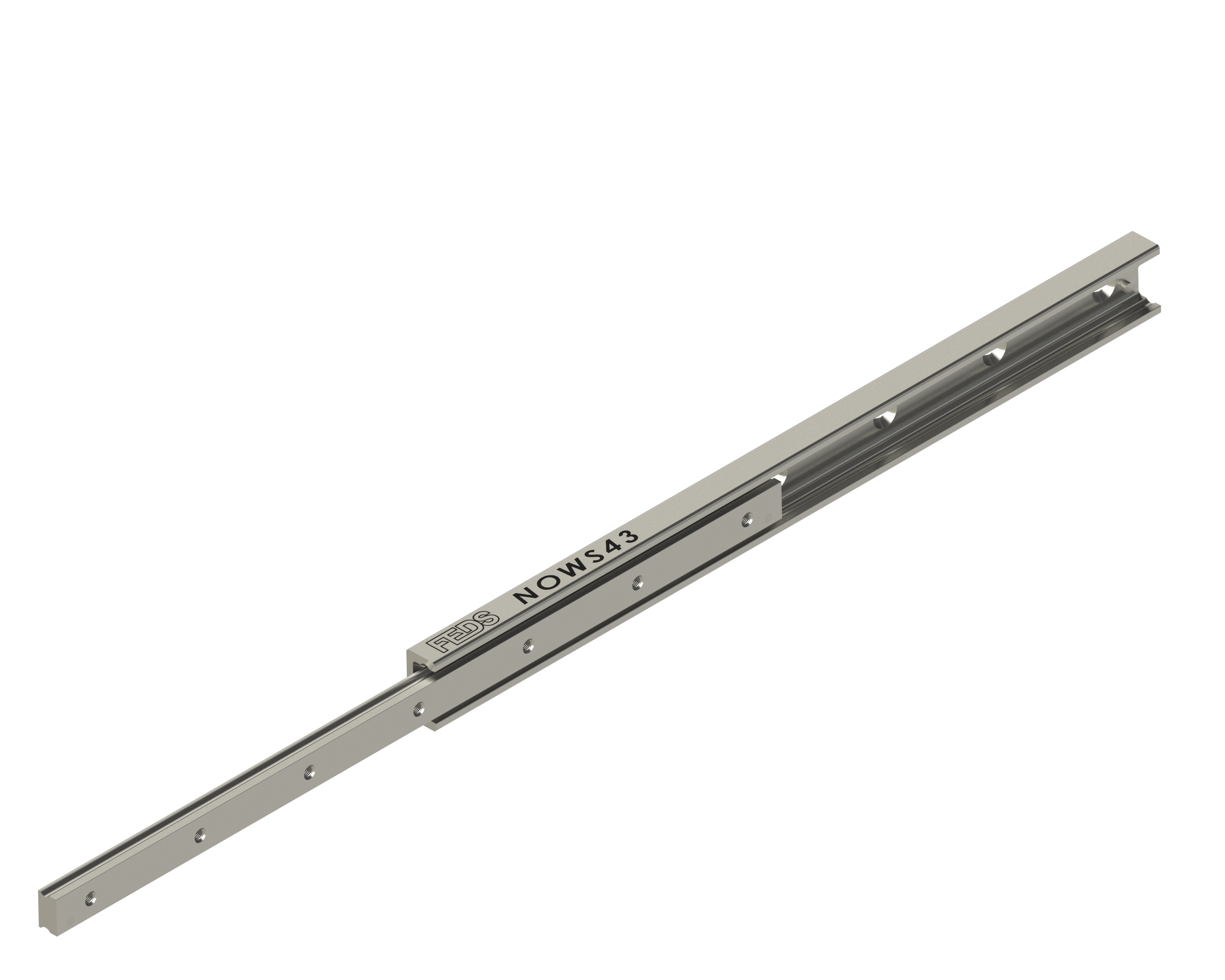 NOWS43-1 FEDS NOWS4322-A telescopic slide steel C45